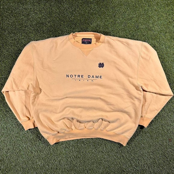 Vintage Notre Dame College Boxy Crewneck Sweatshirt - Picture 1 of 6